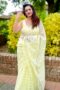 Soft Kota Cotton Saree with Beautiful Embroidery work with Crosia Laze Border