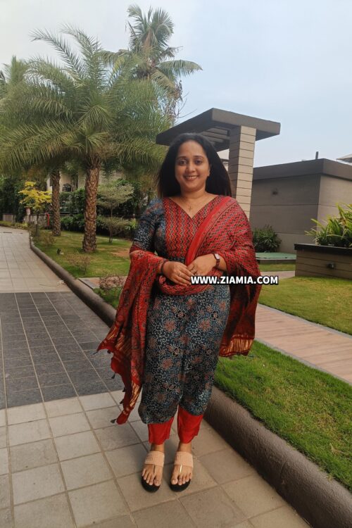 Pure Modal Ajrakh Salwar
