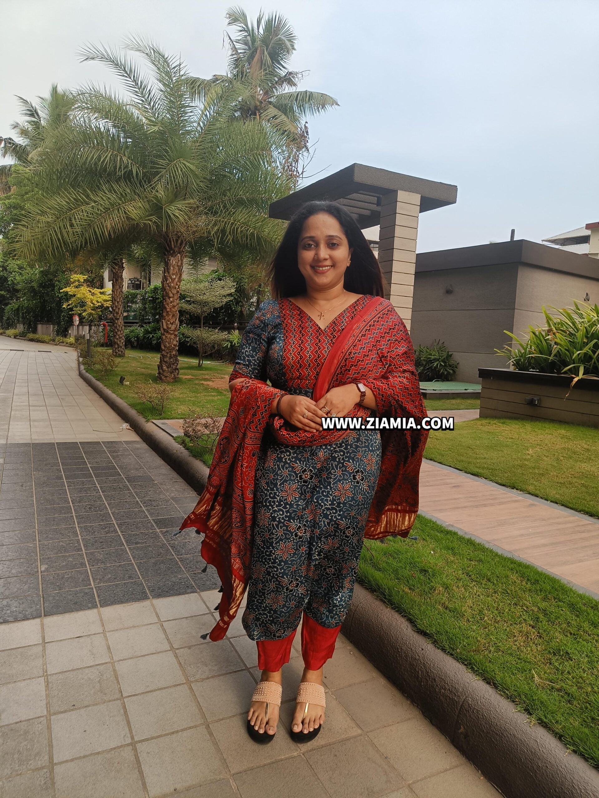 Pure Modal Ajrakh Salwar