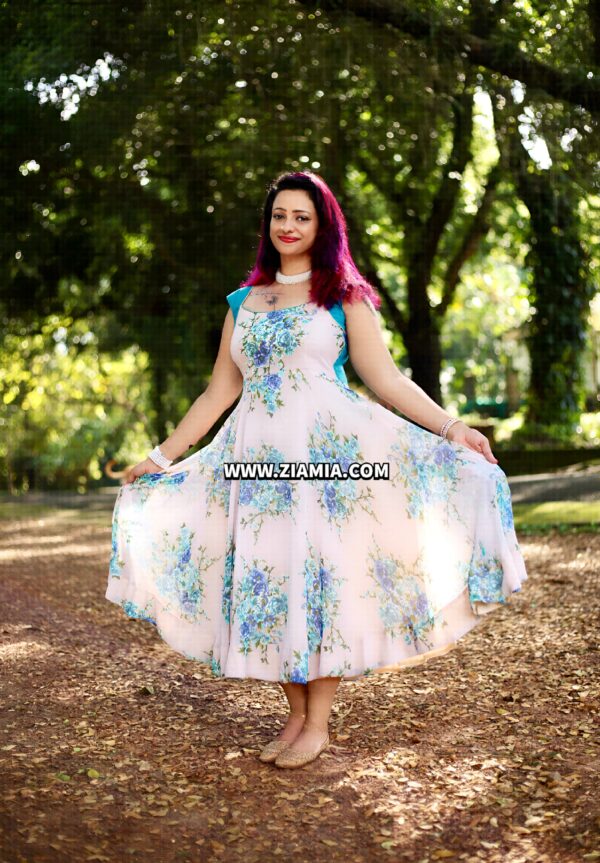 Umbrella Cut Designer Gown