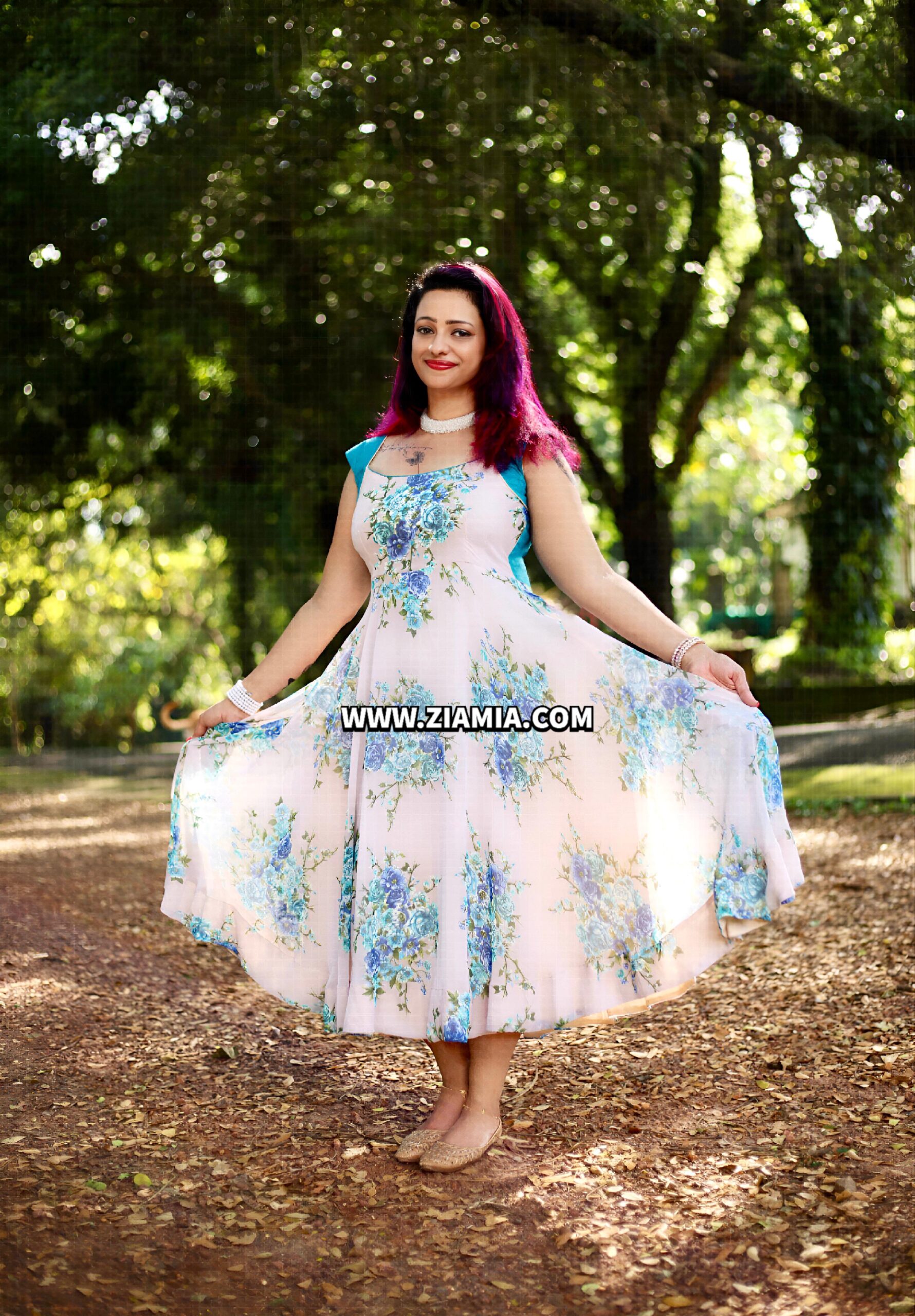 Umbrella Cut Designer Gown