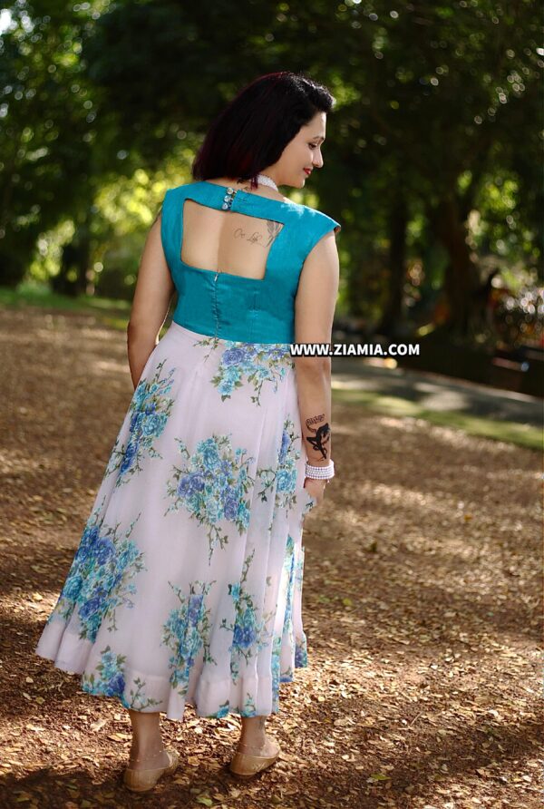 Umbrella Cut Designer Gown - Image 3