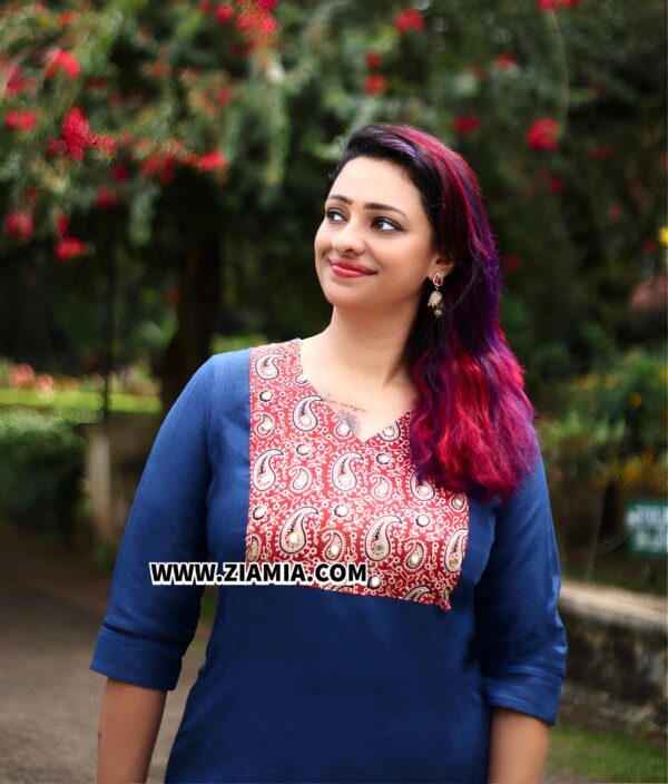 Designer Cotton Kurti - Image 3
