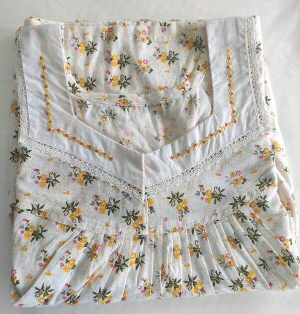 Designer Pure Cotton House Coat(Nighty) - Image 5