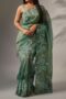 Banarasi Pure Tissue Crushed Organza Silk Saree