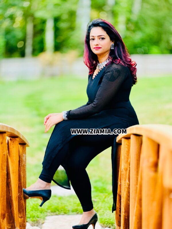 Pure Georgette Silk Designer Salwar Top - Image 3