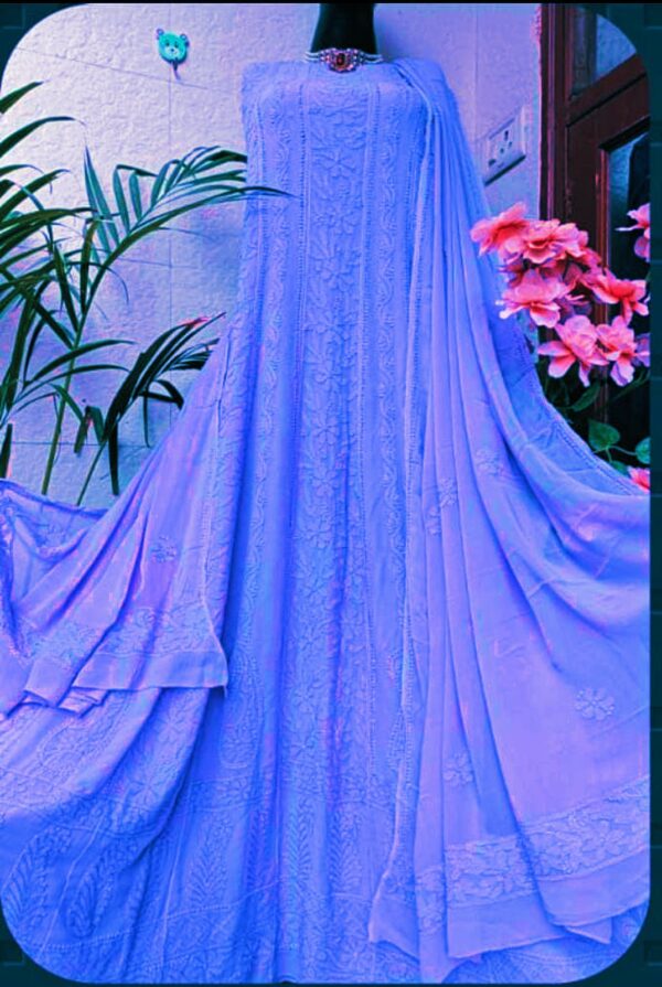 Chikankari Anarkali - Image 8