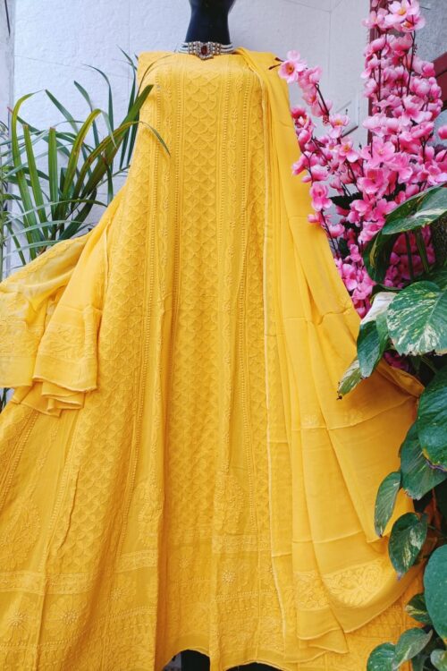 Chikankari Anarkali
