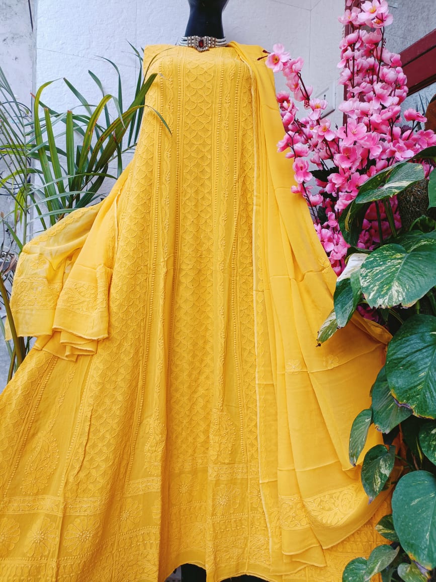 Chikankari Anarkali