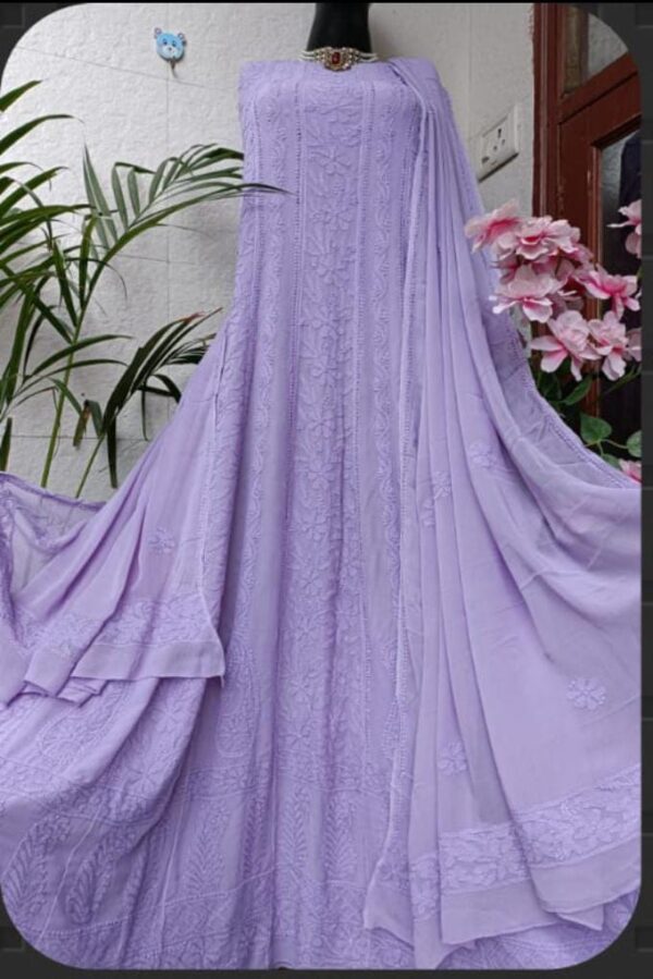 Chikankari Anarkali - Image 3