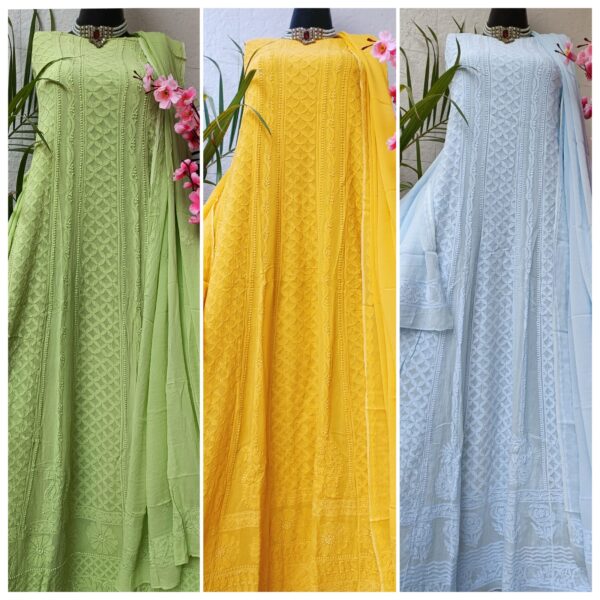 Chikankari Anarkali - Image 5