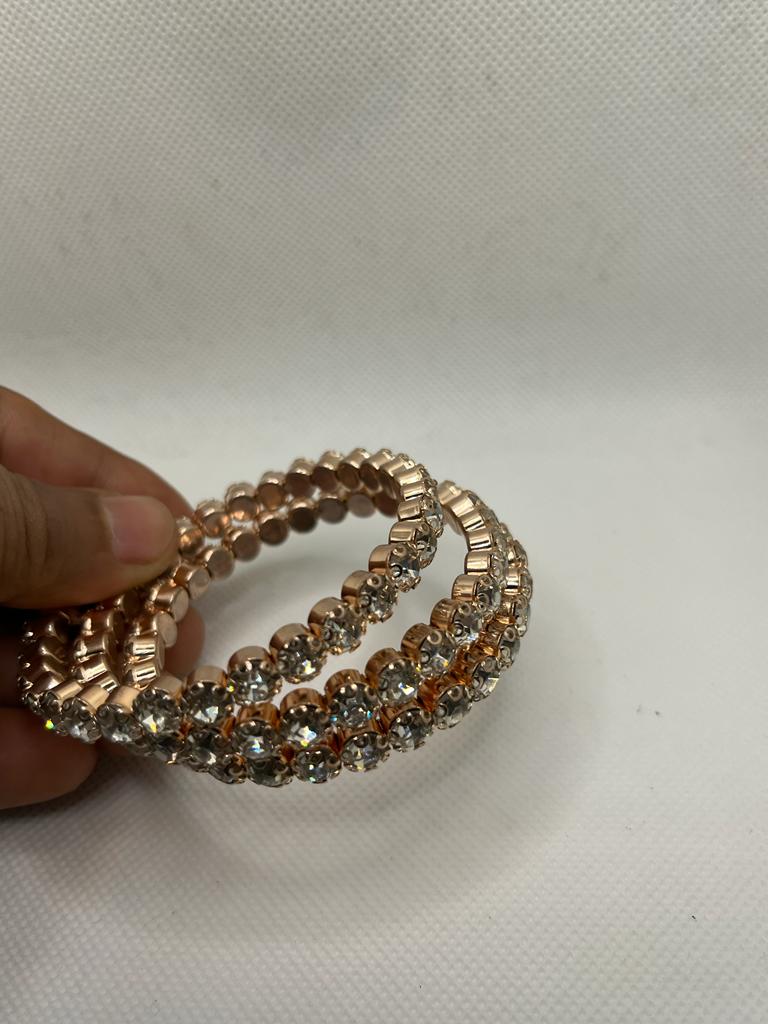 Trendy Rhinestone Bracelet