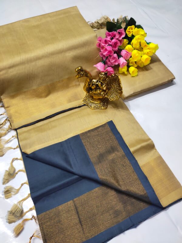 Tripura Silk Langa Voni Handloom Saree - Image 9