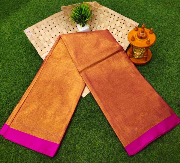 Uppada Cotton Tissue Saree - Image 4