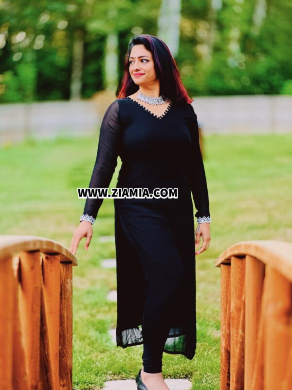 Pure Georgette Silk Designer Salwar Top