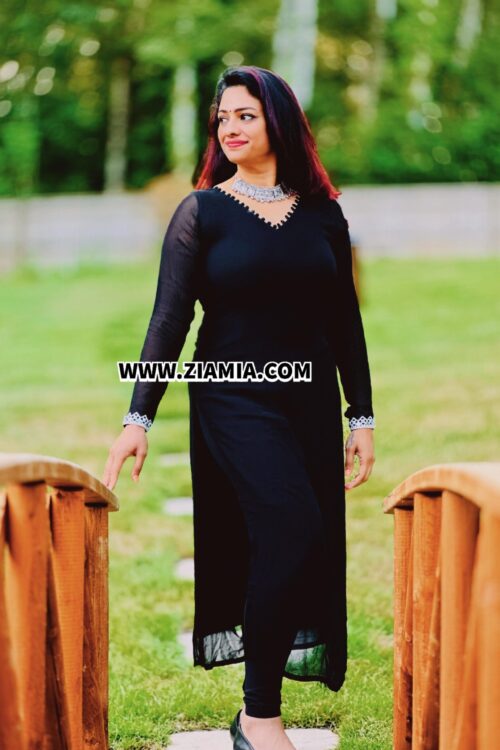 Pure Georgette Silk Designer Salwar Top