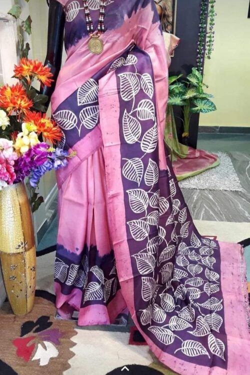 Pure Handloom Mulberry Cocoon Silk Saree