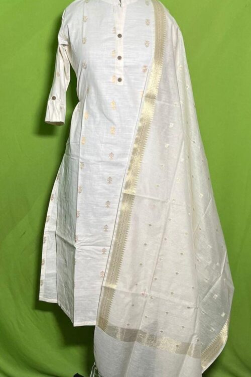 Chanderi Cotton Ready to Wear Kurta