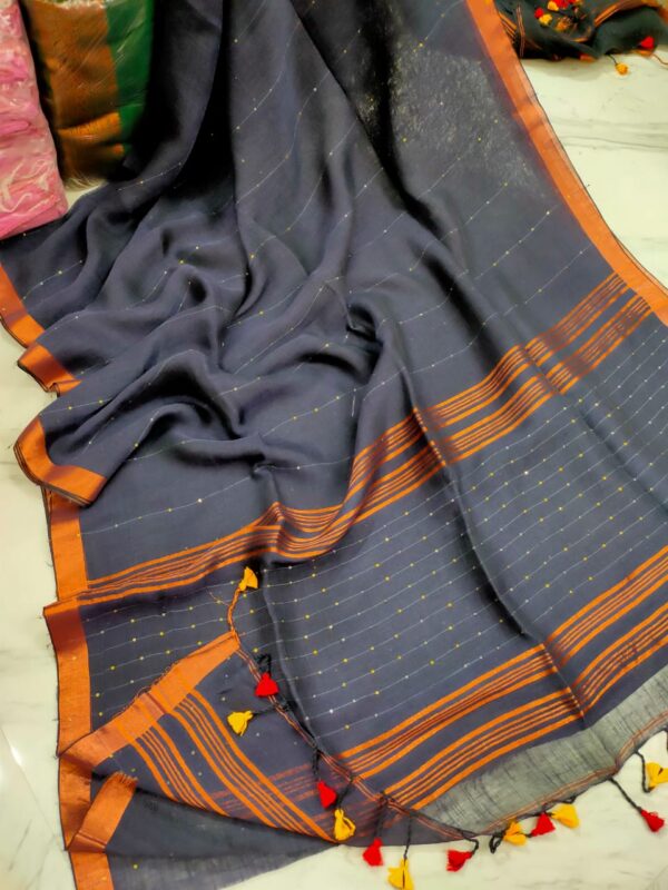 Pure Linen by Linen Handloom Sarees