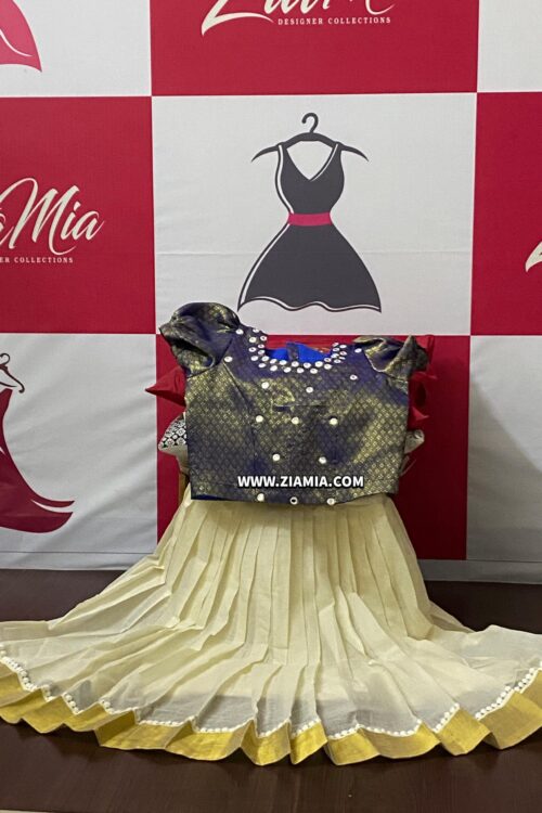 Designer Pavada with Blouse